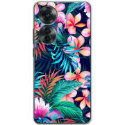 Чехол BoxFace OPPO Reno 11 F flowers in the tropics