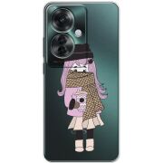 Прозрачный чехол BoxFace OPPO Reno 11 F Winter Morning Girl