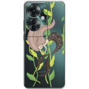 Прозрачный чехол BoxFace OPPO Reno 11 F Cute Mermaid