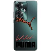 Прозрачный чехол BoxFace OPPO Reno 11 F Wild Cat