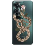 Прозрачный чехол BoxFace OPPO Reno 11 F Glamor Snake