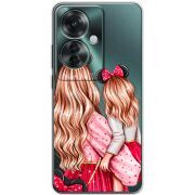 Прозрачный чехол BoxFace OPPO Reno 11 F Mouse Girls