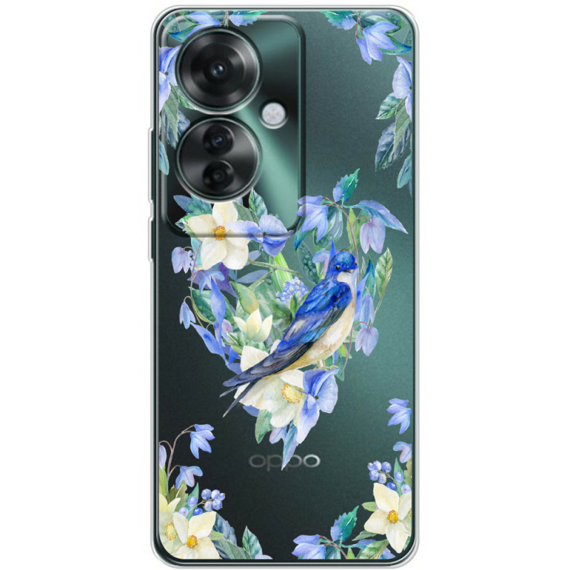 Прозрачный чехол BoxFace OPPO Reno 11 F Spring Bird