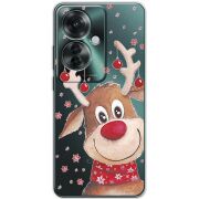 Прозрачный чехол BoxFace OPPO Reno 11 F Winter Deer