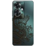 Прозрачный чехол BoxFace OPPO Reno 11 F Chinese Dragon