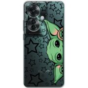 Прозрачный чехол BoxFace OPPO Reno 11 F Baby Yoda