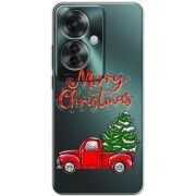 Прозрачный чехол BoxFace OPPO Reno 11 F Holiday Car