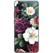 Прозрачный чехол BoxFace OPPO Reno 11 F Floral Dark Dreams