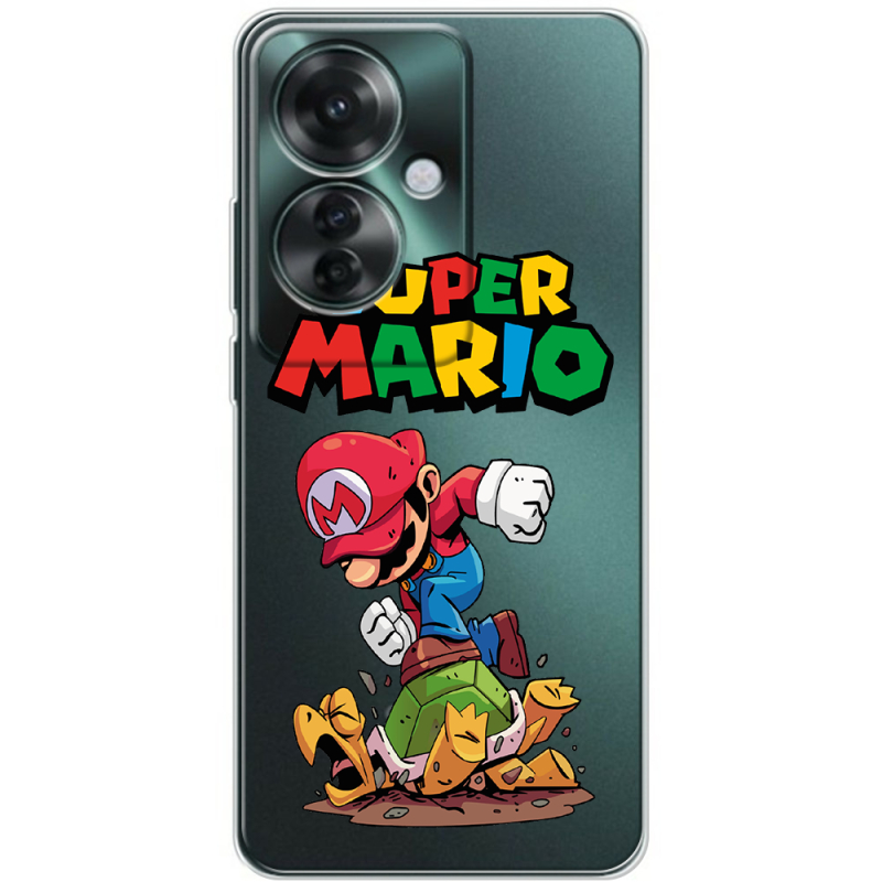 Прозрачный чехол BoxFace OPPO Reno 11 F Super Mario