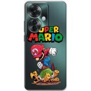 Прозрачный чехол BoxFace OPPO Reno 11 F Super Mario