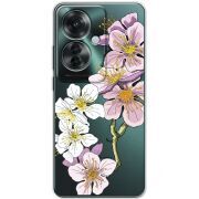 Прозрачный чехол BoxFace OPPO Reno 11 F Cherry Blossom