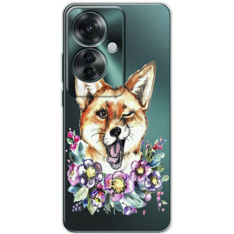 Прозрачный чехол BoxFace OPPO Reno 11 F Winking Fox