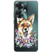 Прозрачный чехол BoxFace OPPO Reno 11 F Winking Fox