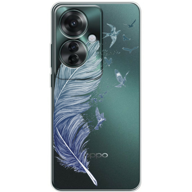 Прозрачный чехол BoxFace OPPO Reno 11 F Feather