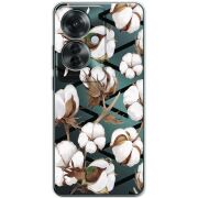 Прозрачный чехол BoxFace OPPO Reno 11 F Cotton flowers