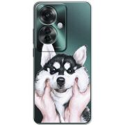 Прозрачный чехол BoxFace OPPO Reno 11 F Husky