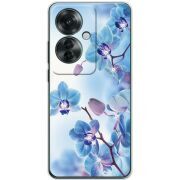 Чехол со стразами OPPO Reno 11 F Orchids