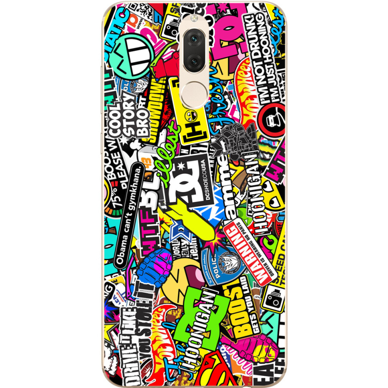 Чехол Uprint Huawei Mate 10 Lite Multicolored Inscriptions