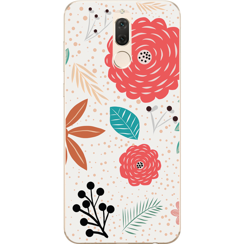 Чехол Uprint Huawei Mate 10 Lite Line Flowers