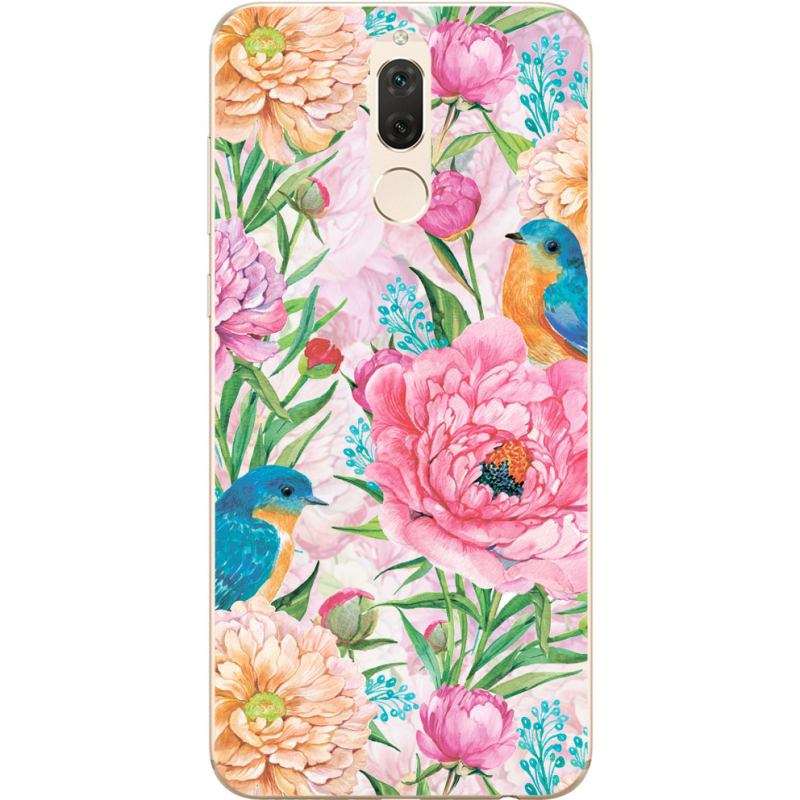 Чехол Uprint Huawei Mate 10 Lite Birds in Flowers