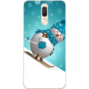 Чехол Uprint Huawei Mate 10 Lite Skier Snowman