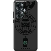 Черный чехол BoxFace OPPO Reno 11 F Dark Coffee