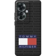 Черный чехол BoxFace OPPO Reno 11 F Tommy Print