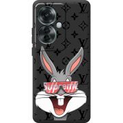 Черный чехол BoxFace OPPO Reno 11 F looney bunny