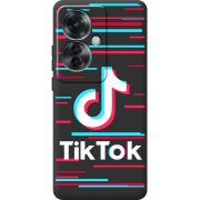 Черный чехол BoxFace OPPO Reno 11 F Tik Tok