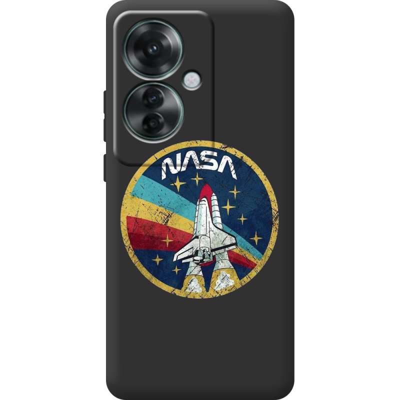 Черный чехол BoxFace OPPO Reno 11 F NASA