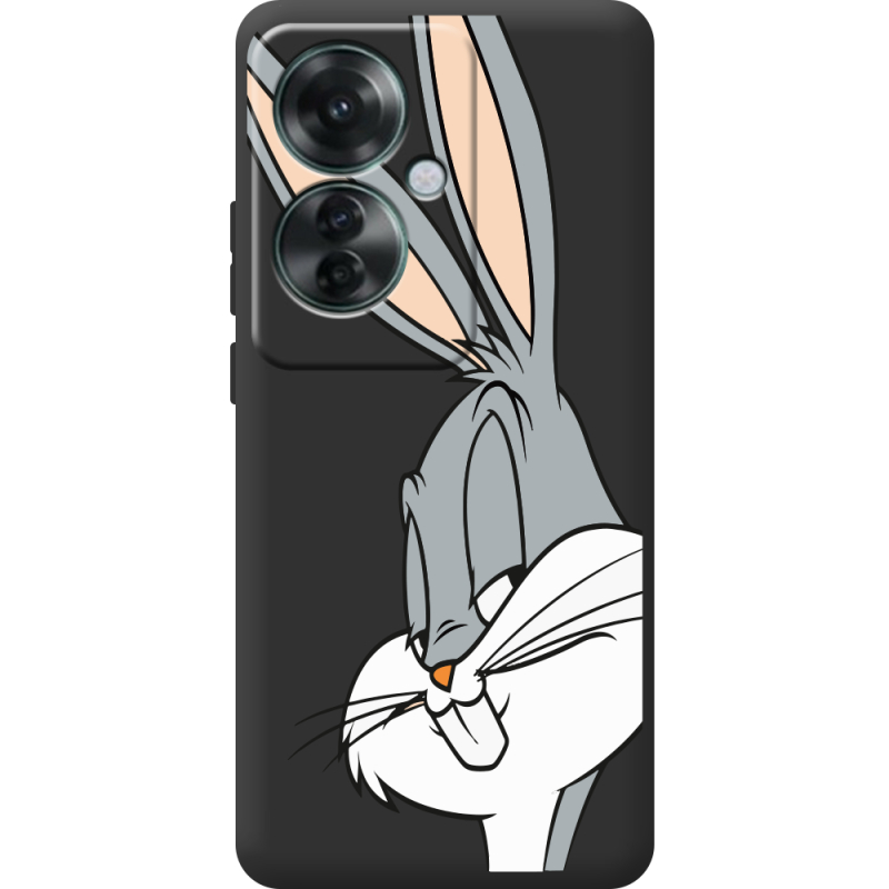 Черный чехол BoxFace OPPO Reno 11 F Lucky Rabbit