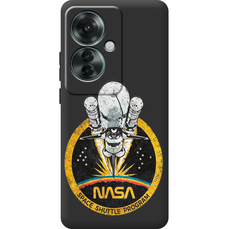 Черный чехол BoxFace OPPO Reno 11 F NASA Spaceship