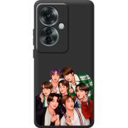 Черный чехол BoxFace OPPO Reno 11 F BTS