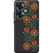 Черный чехол BoxFace OPPO Reno 11 F Ethno