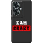 Черный чехол BoxFace OPPO Reno 11 F I'm Crazy