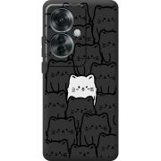 Черный чехол BoxFace OPPO Reno 11 F 