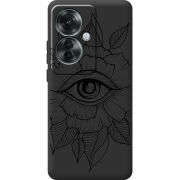 Черный чехол BoxFace OPPO Reno 11 F Eye