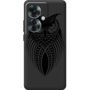 Черный чехол BoxFace OPPO Reno 11 F Owl