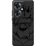 Черный чехол BoxFace OPPO Reno 11 F Bear King