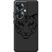 Черный чехол BoxFace OPPO Reno 11 F Tiger