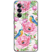 Чехол BoxFace OPPO Reno 12 Birds and Flowers