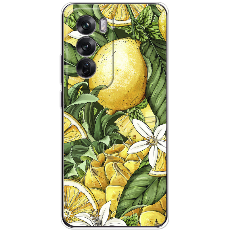 Чехол BoxFace OPPO Reno 12 Lemon Pattern