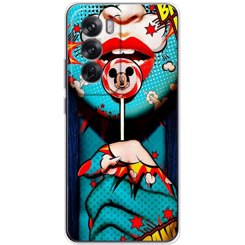 Чехол BoxFace OPPO Reno 12 Girl Pop Art