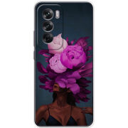 Чехол BoxFace OPPO Reno 12 Exquisite Purple Flowers