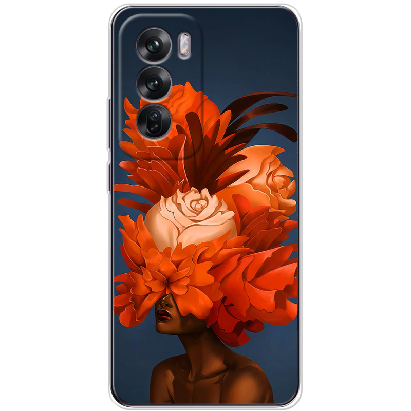 Чехол BoxFace OPPO Reno 12 Exquisite Orange Flowers