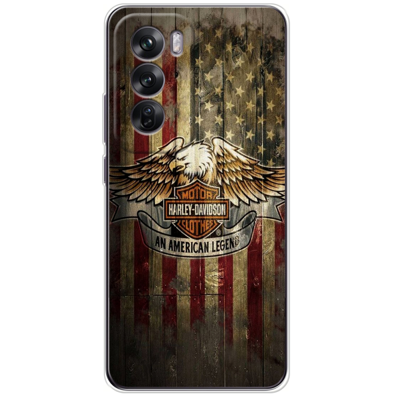 Чехол BoxFace OPPO Reno 12 Harley An American Legend