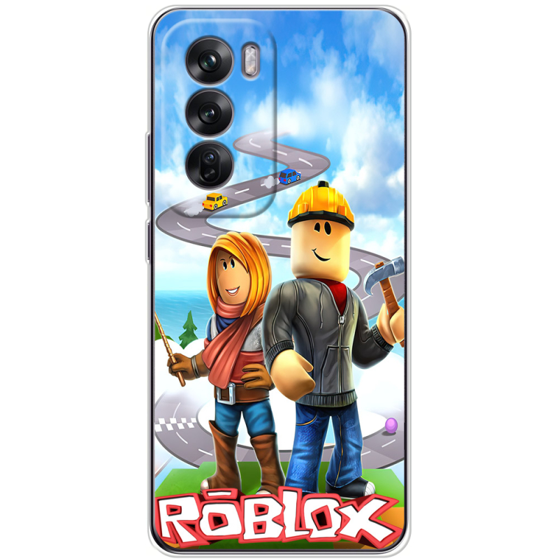 Чехол BoxFace OPPO Reno 12 Roblox Білдерман