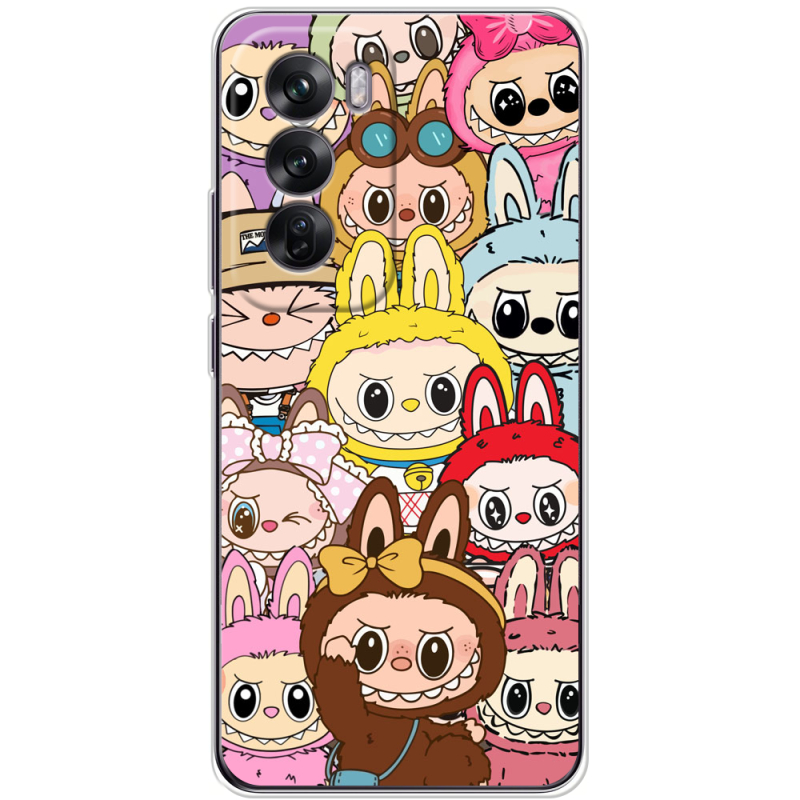 Чехол BoxFace OPPO Reno 12 Labubu