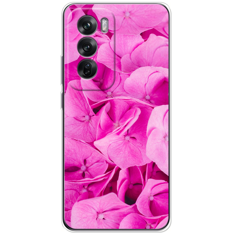 Чехол BoxFace OPPO Reno 12 Pink Flowers