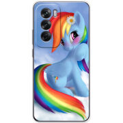 Чехол BoxFace OPPO Reno 12 My Little Pony Rainbow Dash